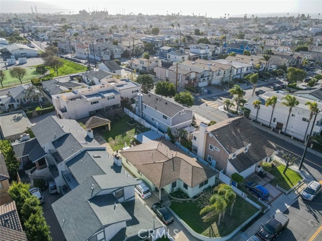 Drone view looking Southwest- Jefferson Elementary around the corner.