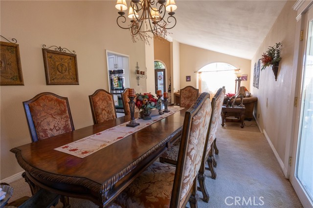 Spacious formal dining room.