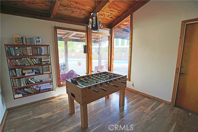 Game room at Villa Margarita park