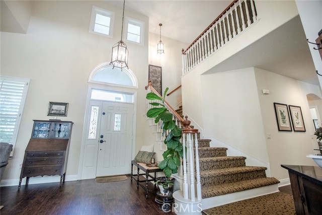 Notice the gorgeous high ceilings and open floorplan.