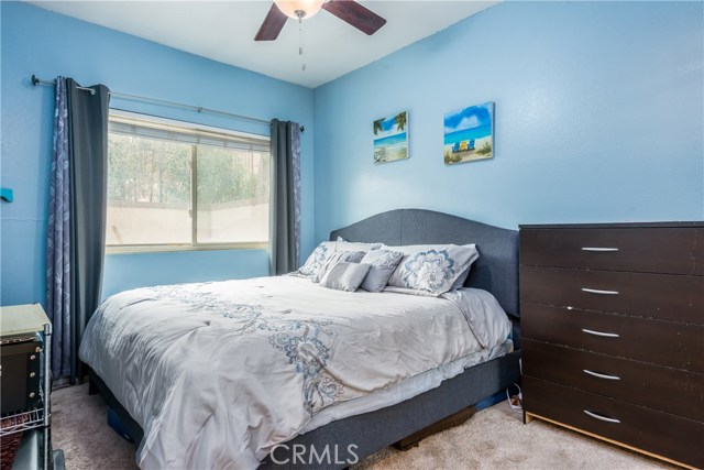 Master Bedroom Pictured with King Size Bed