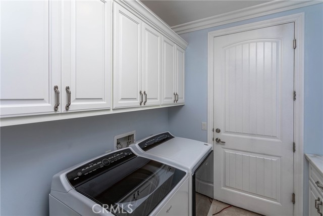 Indoor laundry room.