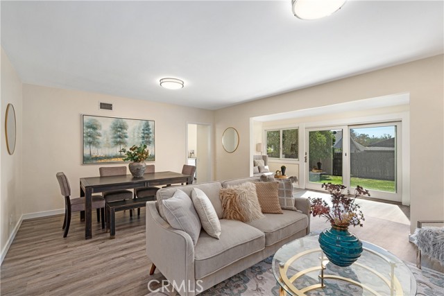 Dining area in family room