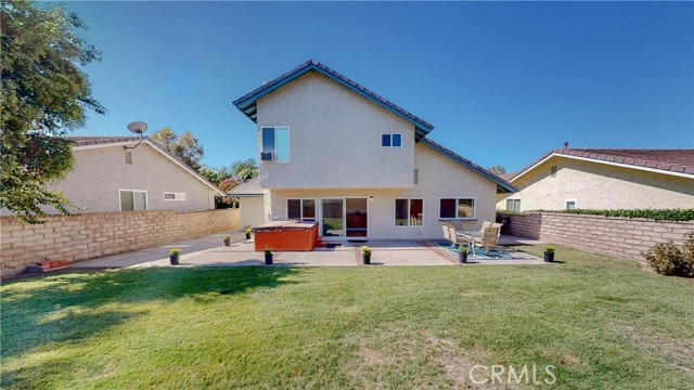 Spacious back yard.