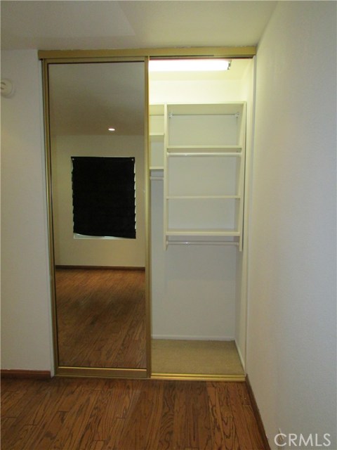 lighted second bedroom closet.