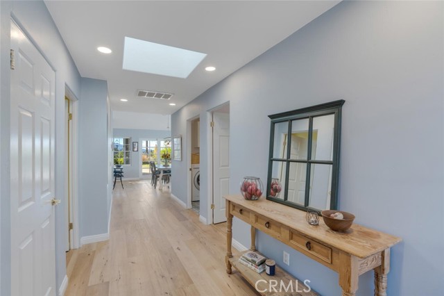 Grand entry hall.  Beautiful wood floors