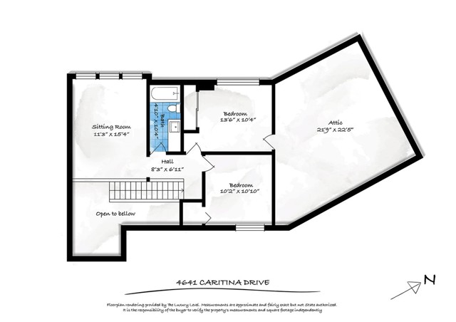 Upper Level Floor Plan