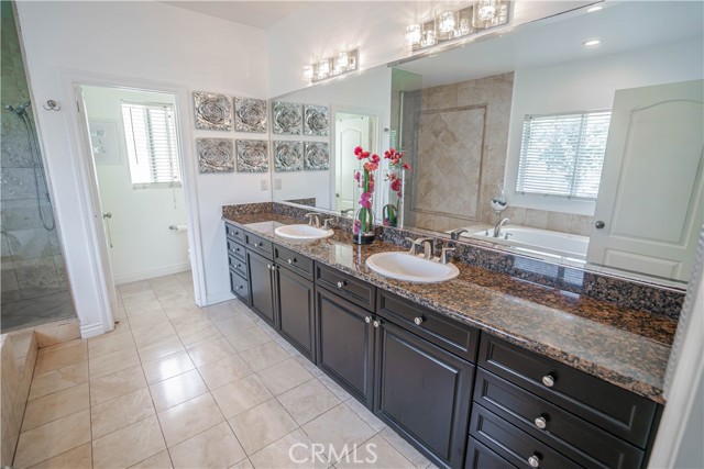 Owner's Bathroom with Double Sinks