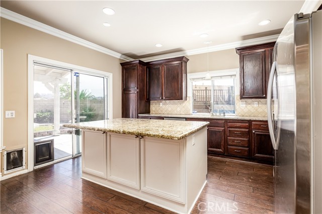 Kitchen with island.