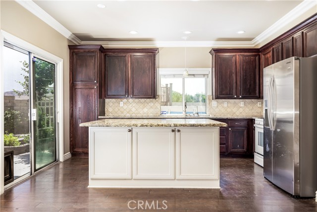 Kitchen with island.