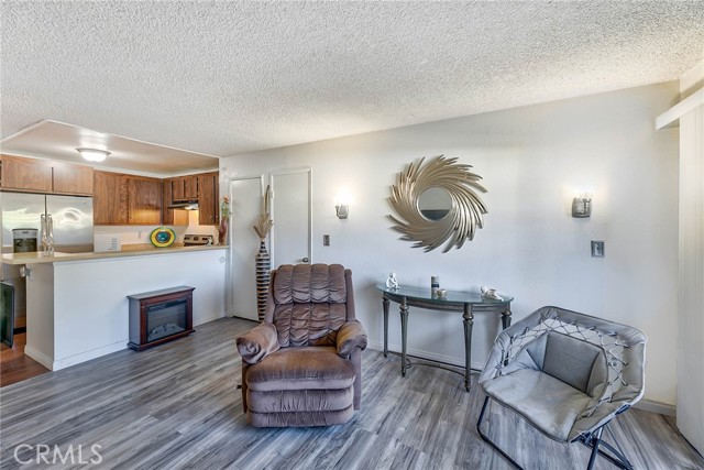 Family room open to kitchen.