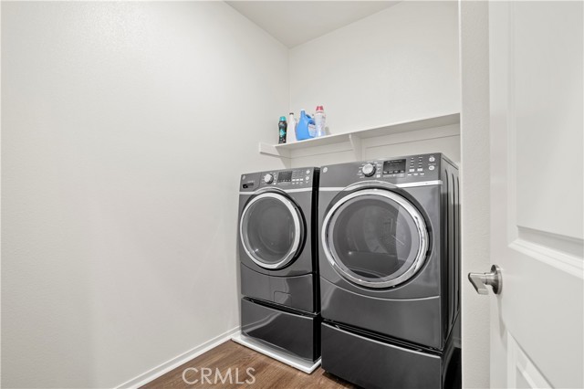 Upstairs laundry room