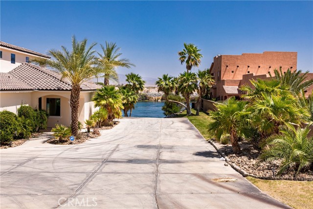 Partial driveway and driveway to launch ramp.