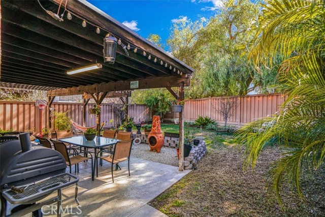 Beautiful spacious backyard with covered patio