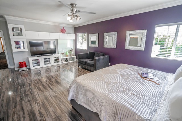 Owner's Suite with Ceiling Fan