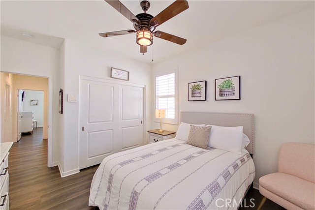 Bedroom #3 (facing front of house) shown here with full-size bed