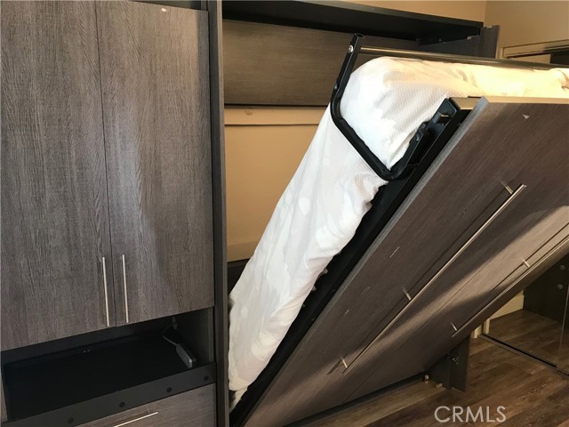 Murphy bed - partially open