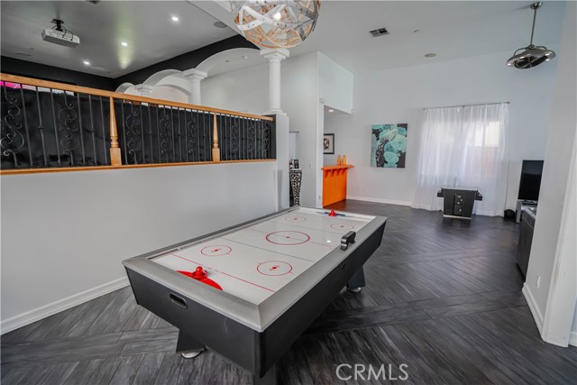 Living Room nestled above