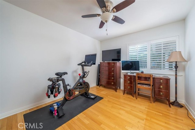 1 of 3 bedrooms. This one used as work out room.