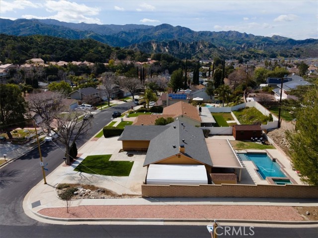 Corner lot with mountain views