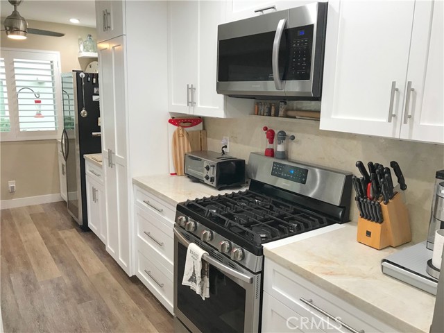 View of kitchen from pantry area