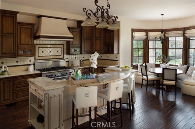 Custom Inset Cabinetry with Thermador Appliances.