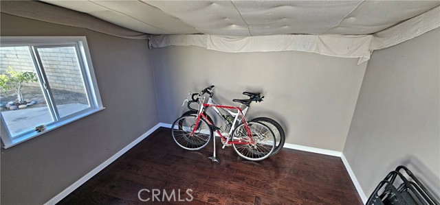 Interior of Storage Shed in Rear Yard