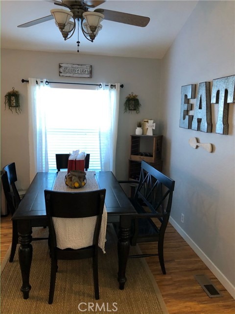 Dining Area open to kitchen and living room