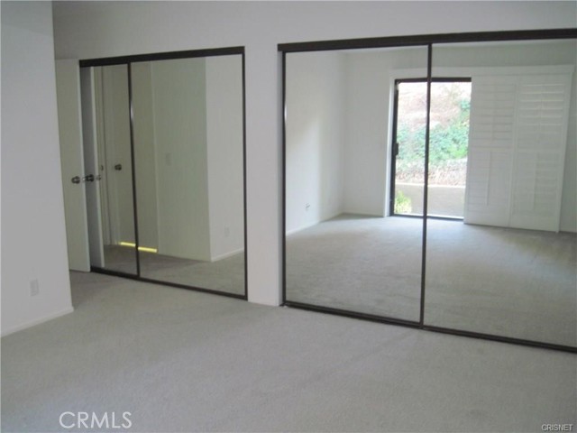 large closets in Master bedroom and access to back patio