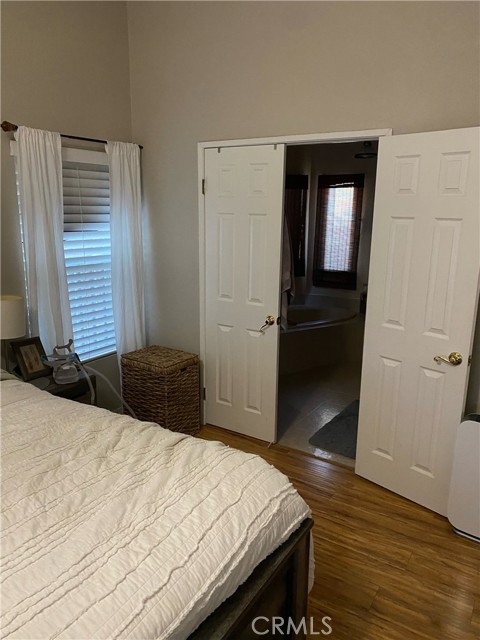 entrance from master bedroom to master bathroom