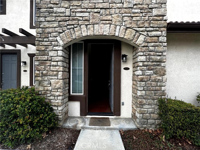 Stacked stone entry!