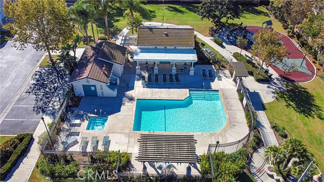 HOA Pool/Spa, Clubhouse, and children's play area