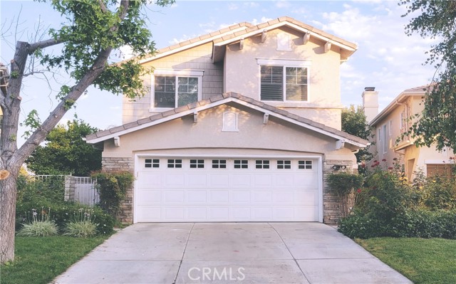 25506 Burns Place Stevenson Ranch, California Welcome to this amazing 4 bed 2.5 bath and sparkling pool home. This gem has numerous good features and upgrades which include newer paint, carpet, and laminate flooring; custom plantation shutters for all windows, recessed lighting throughout and ceiling fans in all bedrooms, loft and living room. Elegant island in kitchen with bay window, granite counters, recessed lighting and plenty of cabinets. Each of the steps to the second floor are customized with laminate and carpet in between. Under the stairs there is extra storage with slide out drawers. The specious loft is perfect for a home-office that has a built-in cupboard. This welcoming Master bedroom with walk-in closet and upgraded bathroom will make you want to stay home always. All bedrooms have new carpet and large closets. Step out to the spacious backyard with high ceiling patio with recessed lighting and fan; a resort like pool and spa, and fruit trees galore such as apples, orange, lemon, pomegranate, cypress trees that provide privacy. If you like to escape in your gardening world there is enough space to create a relaxing garden. The newly painted two car garage has plenty of storage/cabinets, and electric car charging hook-up. It also has fully paid off SOLAR PANELS, producing enough energy for the entire house. HOA covers the front yard as well, so no extra cost for front yard gardening. Water softener system throughout home, energy efficient smart Nest thermostat and wired RING doorbell are a plus. This house sits at a very nice and quiet cul-de-sac as well as in a top rated schools area. Schedule your Apt Today!
(professional pictures coming soon)