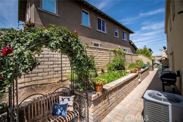 Abundant vegetable garden.