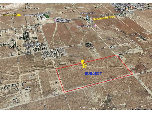 50 W to 55 Street West On Holiday Avenue, Rosamond, California 93560, ,Land,For Sale,50 W to 55 Street West On Holiday Avenue,CRSR21022661