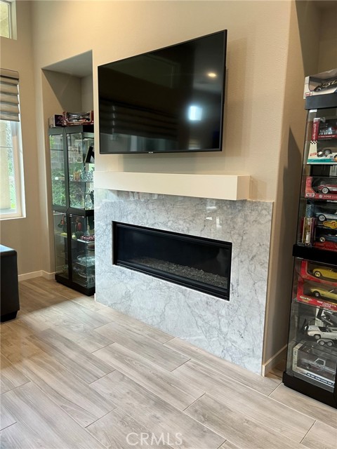 Fireplace in great room