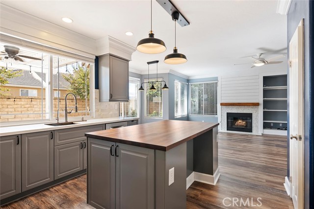 Kitchen Open to Family Room