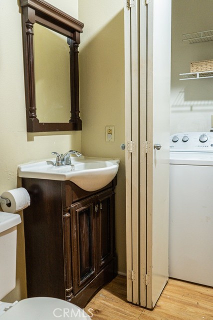 Laundry Inside Secondary Bathroom