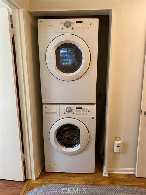 Stackable Washer/Dryer In Unit!