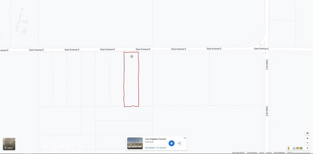 0 Vac/Ave E/Vic 116 Ste, Lancaster, California 93535, ,Land,For Sale,0 Vac/Ave E/Vic 116 Ste,CRSR23008454