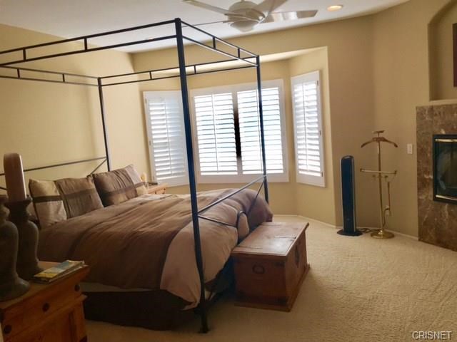 Master Bedroom #1 w/ Fireplace & Beautiful View of Golf Course