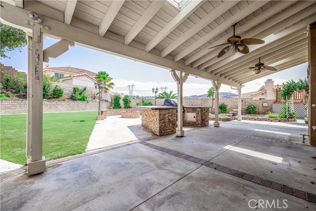 Covered patio