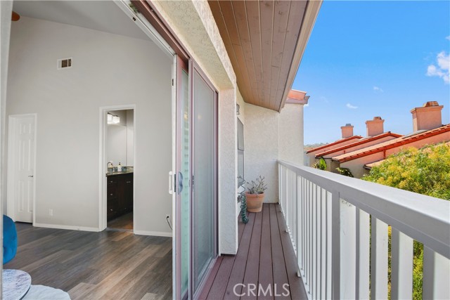 Master bedroom balcony