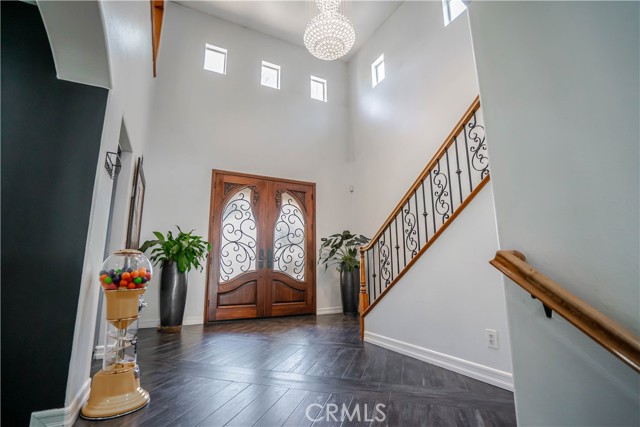 Welcoming Entry with Exquisite Chandelier