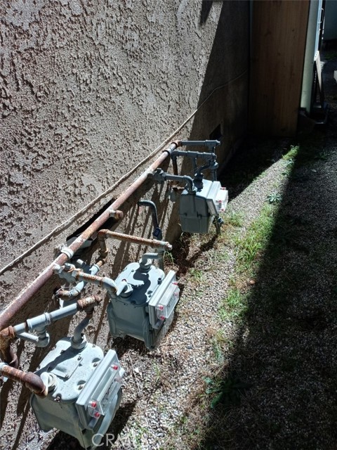 Front House-Side Gas meters