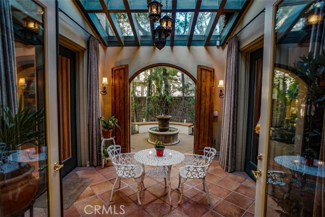 Courtyard between Family Room and Living Room