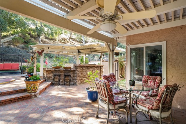 Covered Patio, & Outdoor Barbecue