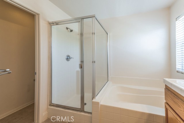 Master shower tub