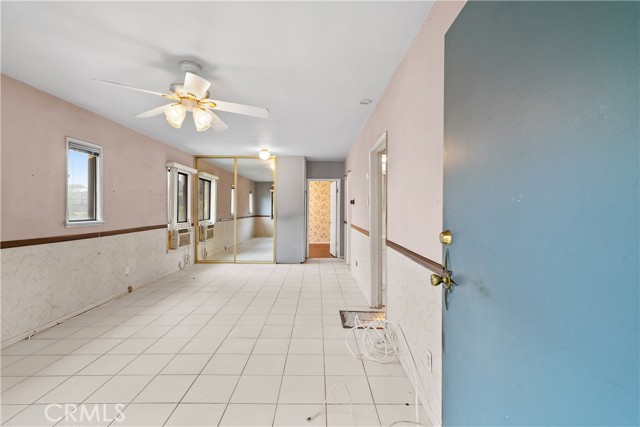 view from the front door for living and dining area