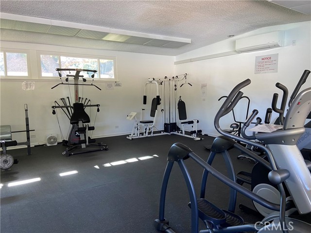 Exercise room, plus many other craft/card/hobby rooms